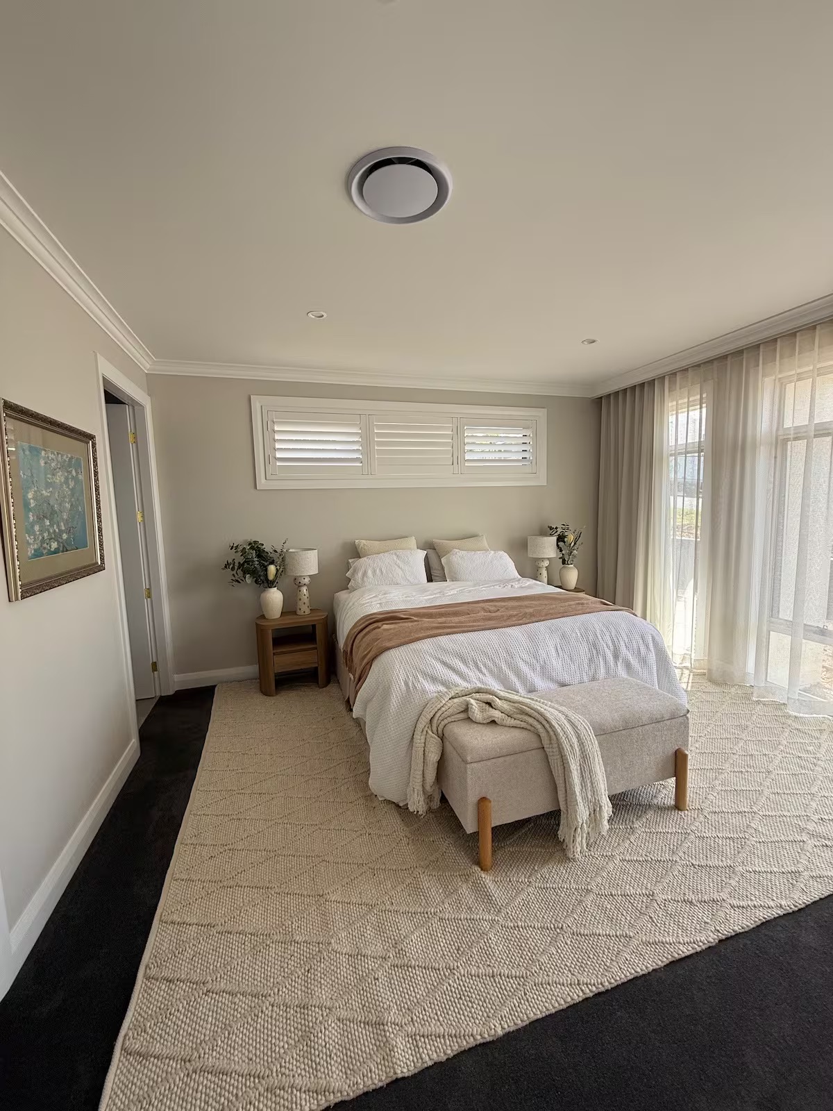 Main bedroom at Stay Awhile